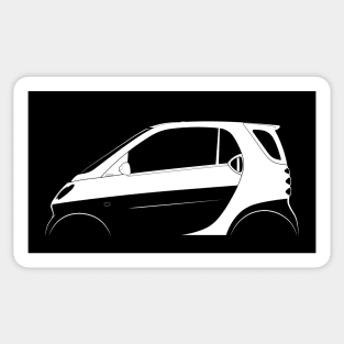 smart fortwo (W450) Silhouette Sticker